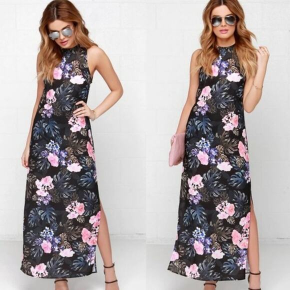The Fifth Label Dresses & Skirts - THE FIFTH LABEL Dress Adore You Maxi Floral Trendy Slit  Extra Small NWT